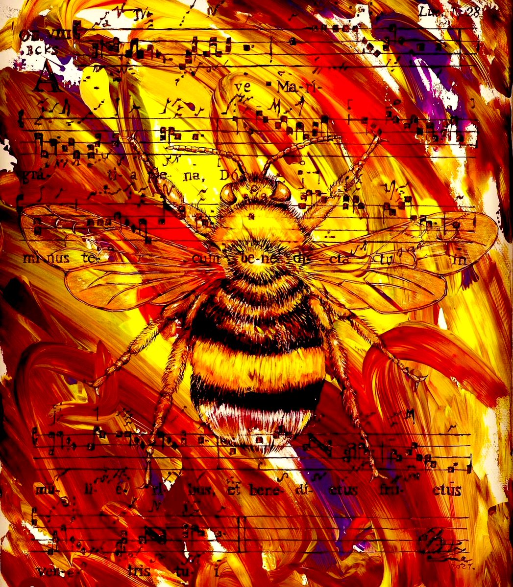 🐝 世界みつばちの日🌷🌼 Ave Maria ✨

World Bee Day ✨We are the Bees 🌏

#世界蜂の日 #蜂の日 #みつばち #worldbeeday #wearethebees #savethebees #un #biodiversity #bee #bees #avemaria #buntainoue #画狂人 #井上文太 #画鬼 @susanrockefeller @333888G @BUNTAiNOUE