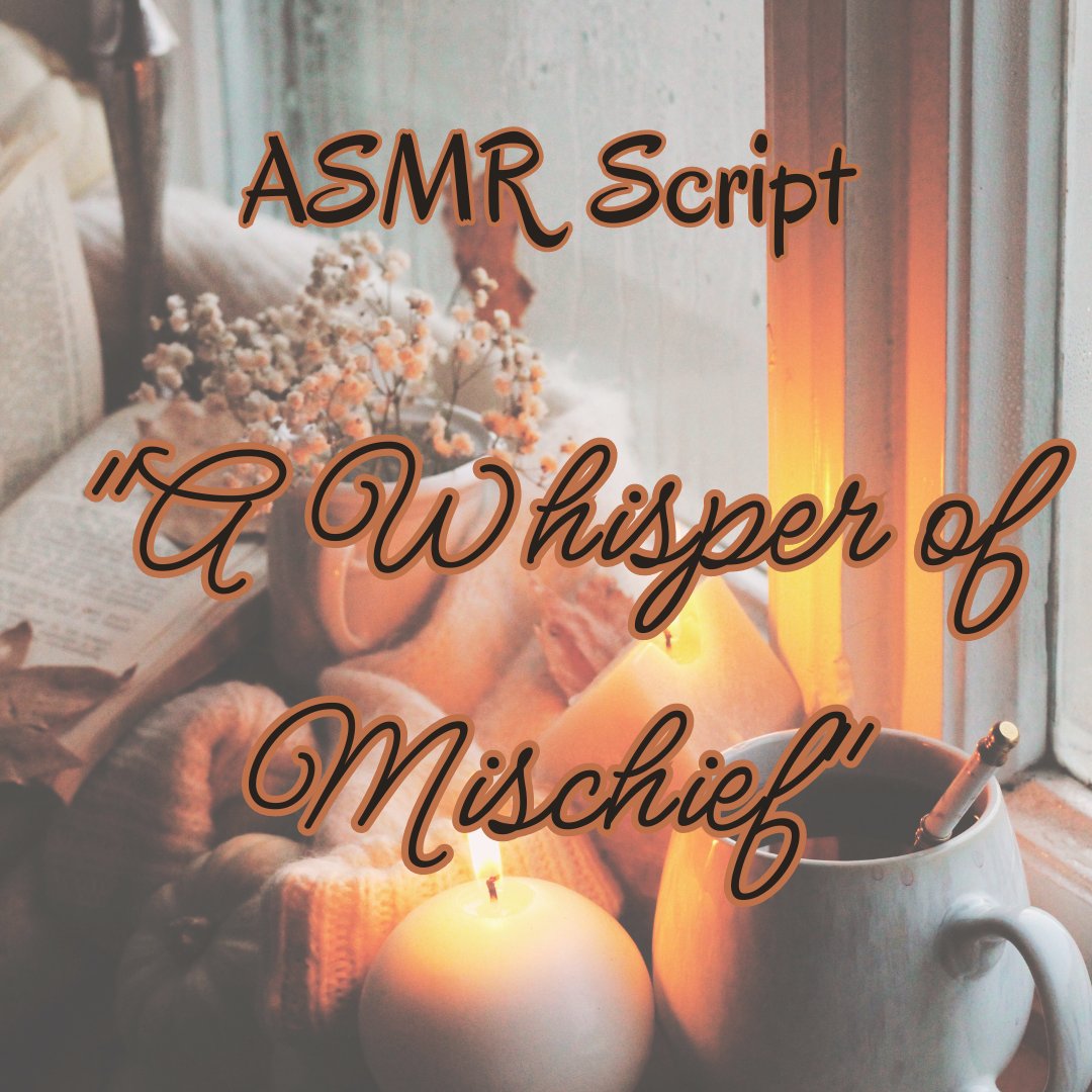 _KyoVerse's tweet image. Better late than never

[M4A] A Whisper of Mischief [This is just the beginning] [Supernatural] [Flirty Demon] [Spicy?]

Materlist: ASMR Script (airtable.com/appVk40DFjAgNW…)

PS. All I just needed was the prompt and voilá

#asmr #M4A #asmrscript #writer #writercommunity