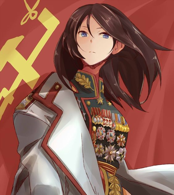 BronzeAya's tweet photo. Zhukov waifu https://t.co/esQ395SCJj