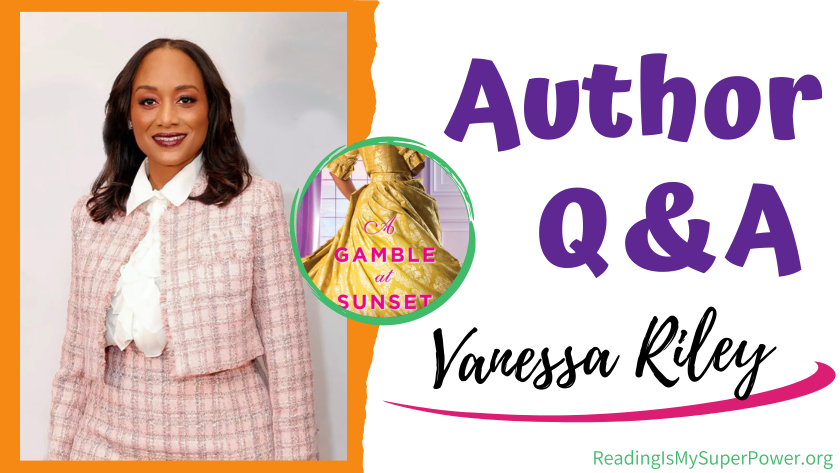 'Historical romance can be joyful and provide escapism while remaining truthful to real-life challenges.' Delighted to be chatting with author @VanessaRiley about A GAMBLE AT SUNSET! wp.me/p7effm-gVK #BookTwitter #readingcommunity @KensingtonBooks #Regency #romancenovel