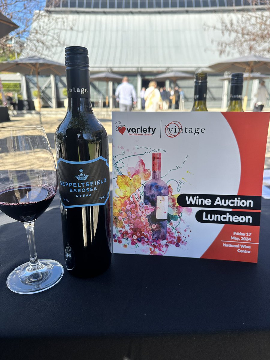 Seppeltsfield (@seppeltsfield) on Twitter photo A fantastic day at the 15th Annual Variety Vintage Wine Auction Luncheon, at the <a href="/NatWineCentre/">National Wine Centre</a>.
We are proud supporters of this wonderful cause supporting South Australia families and children in need. A fantastic day at the 15th Annual Variety Vintage Wine Auction Luncheon, at the <a href="/NatWineCentre/">National Wine Centre</a>.
We are proud supporters of this wonderful cause supporting South Australia families and children in need.