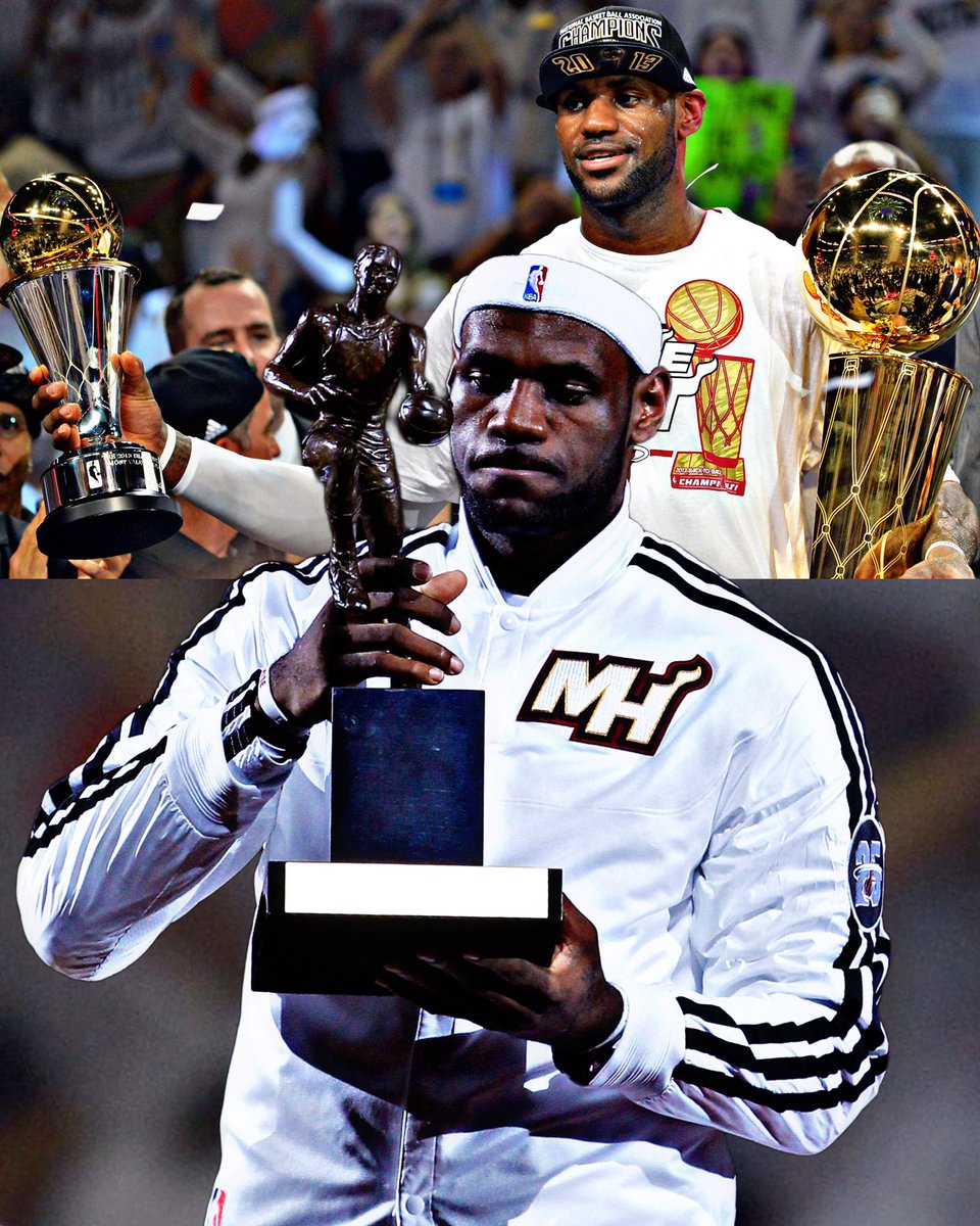The last player to win MVP and FMVP in the same season: — LeBron James (2012 & 2013) 🐐