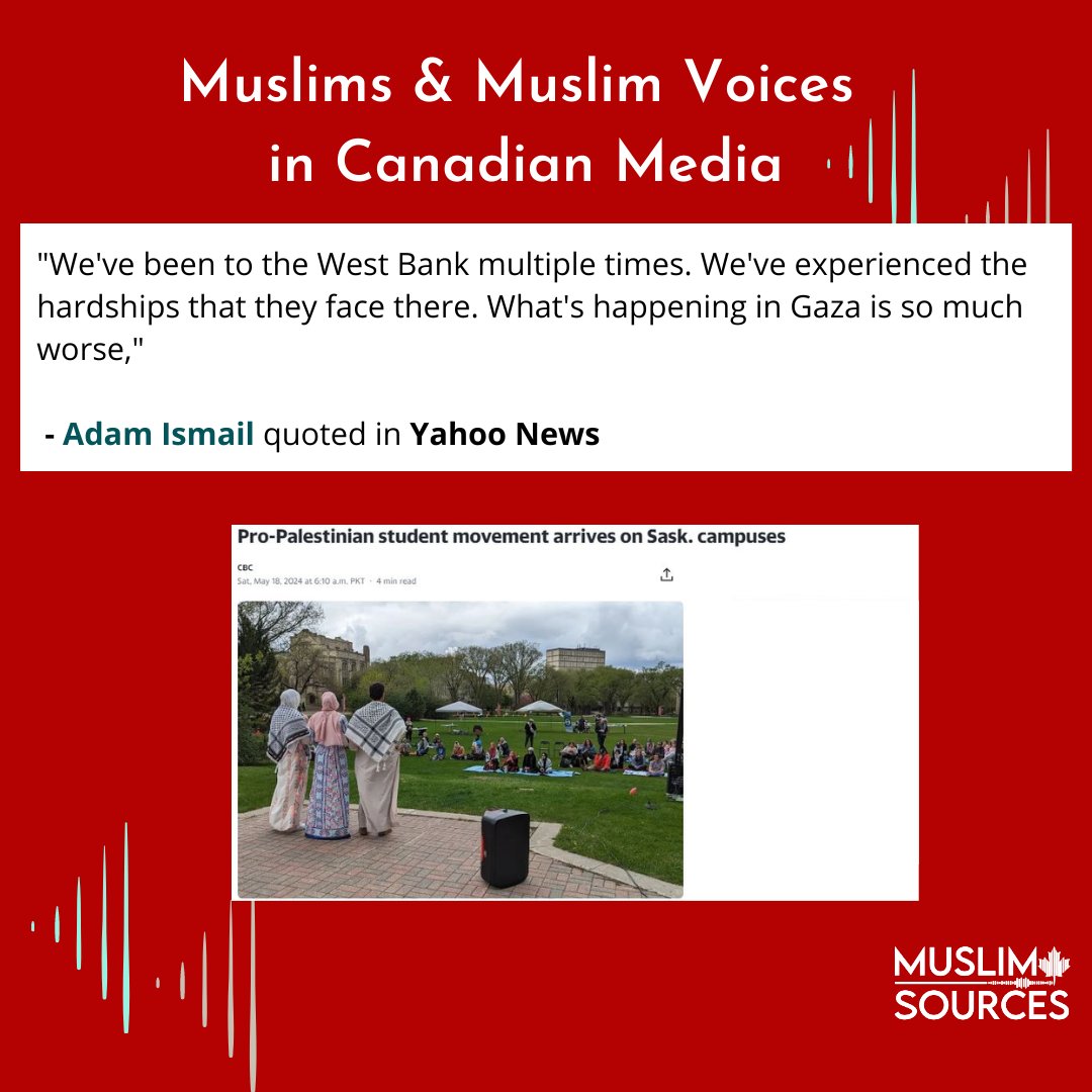 MuslimSources's tweet image. Our highlights of Muslims and Muslim voices in Canadian media this past week:  #amplifyingMuslimvoices