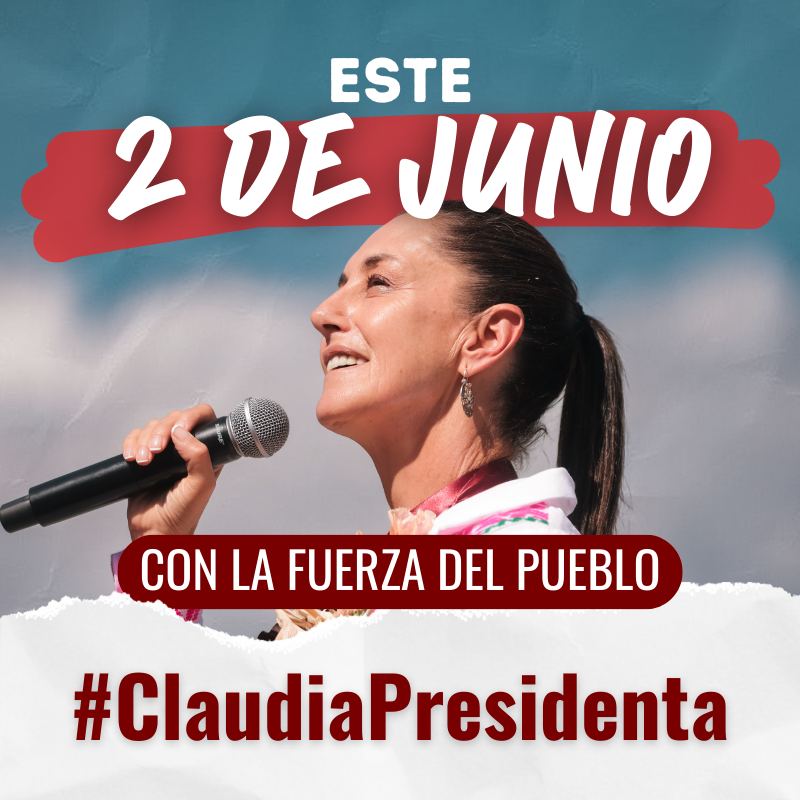 #GanamosElDebate #ClaudiaPresidenta