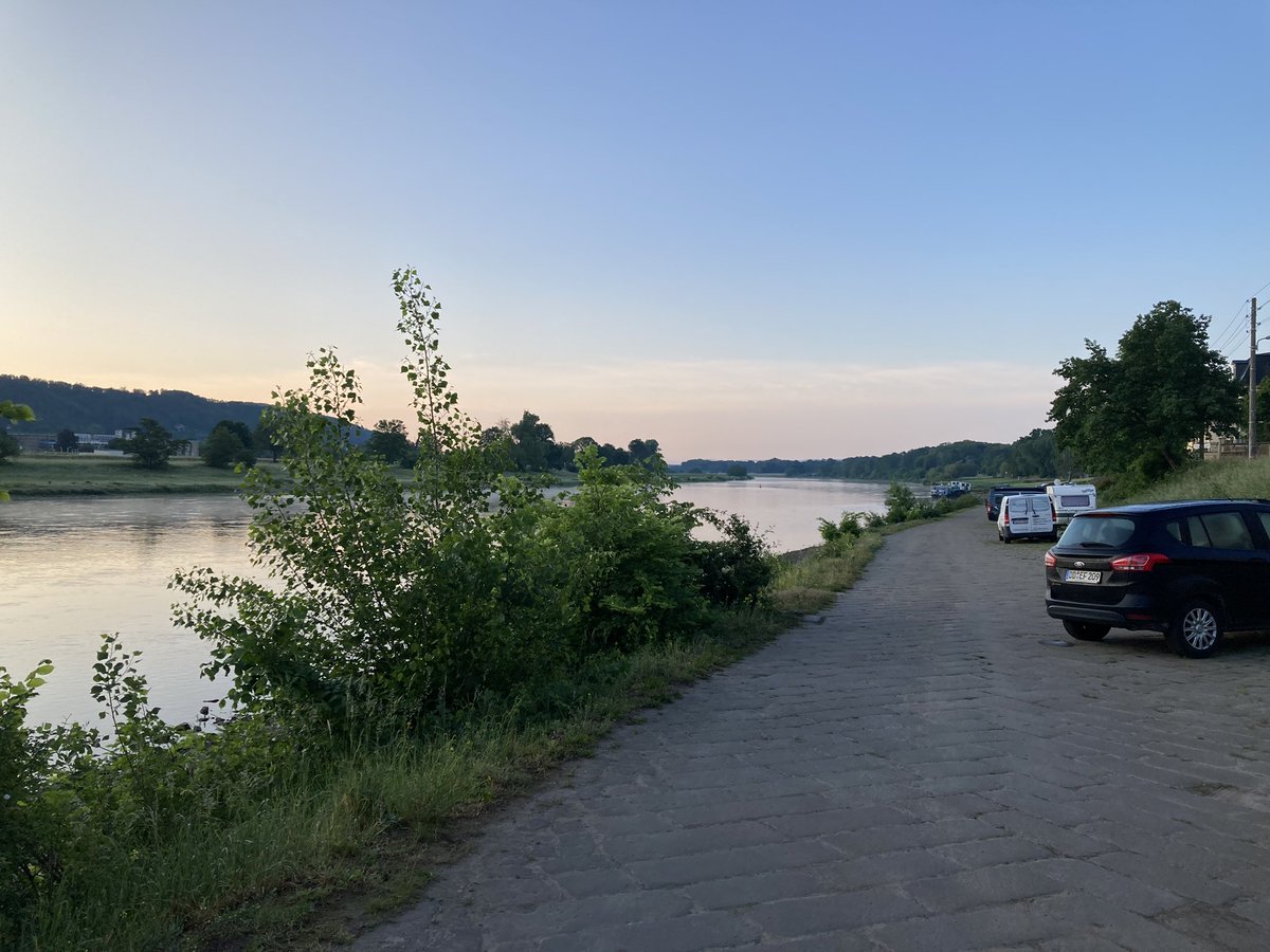 Heute sehr früh am Laubegaster Ufer