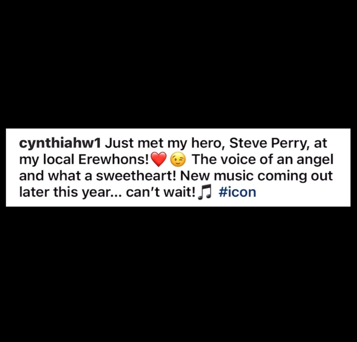 #steveperry …IG…