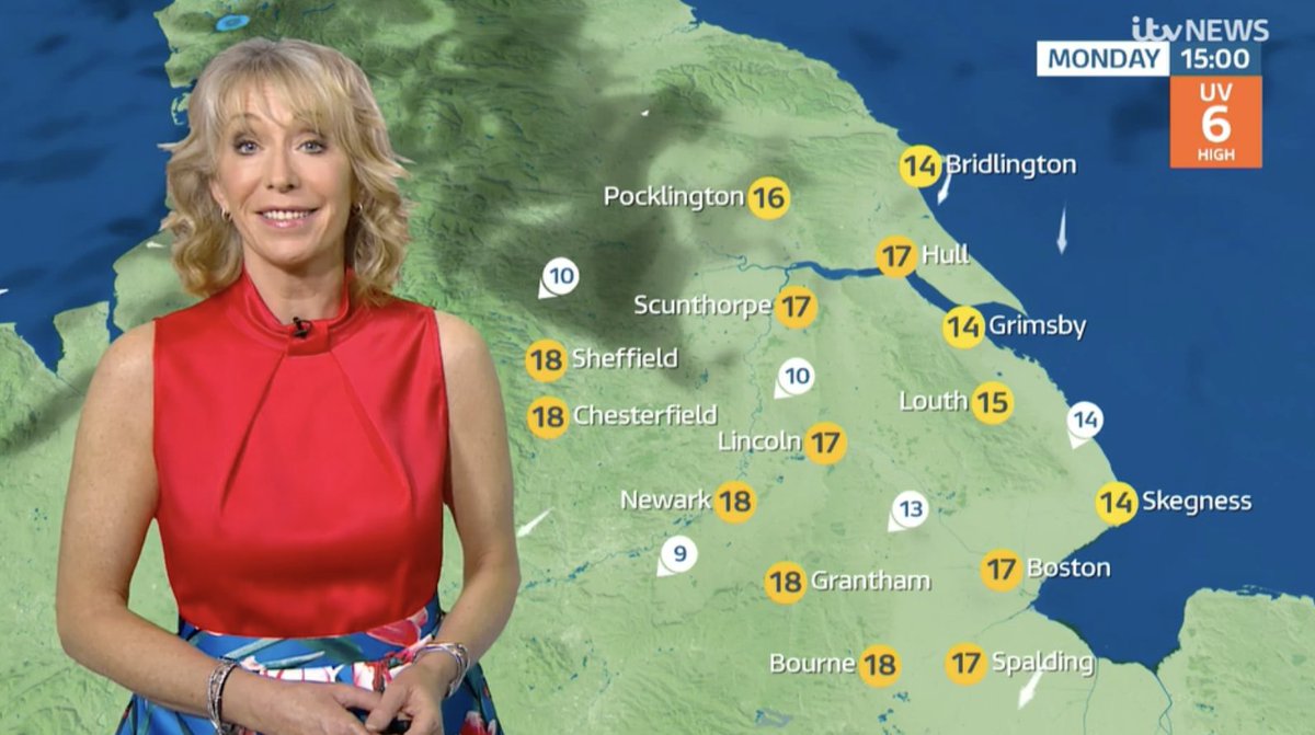 Good morning, I hope you all enjoyed the 🌞 this weekend? #Weather: Low cloud and fog will break up for most bringing sunny spells, cloudy the further west you are. Maximum temperature 20 °C. @EmmaJessonTV has the detail: itv.com/news/calendar/…