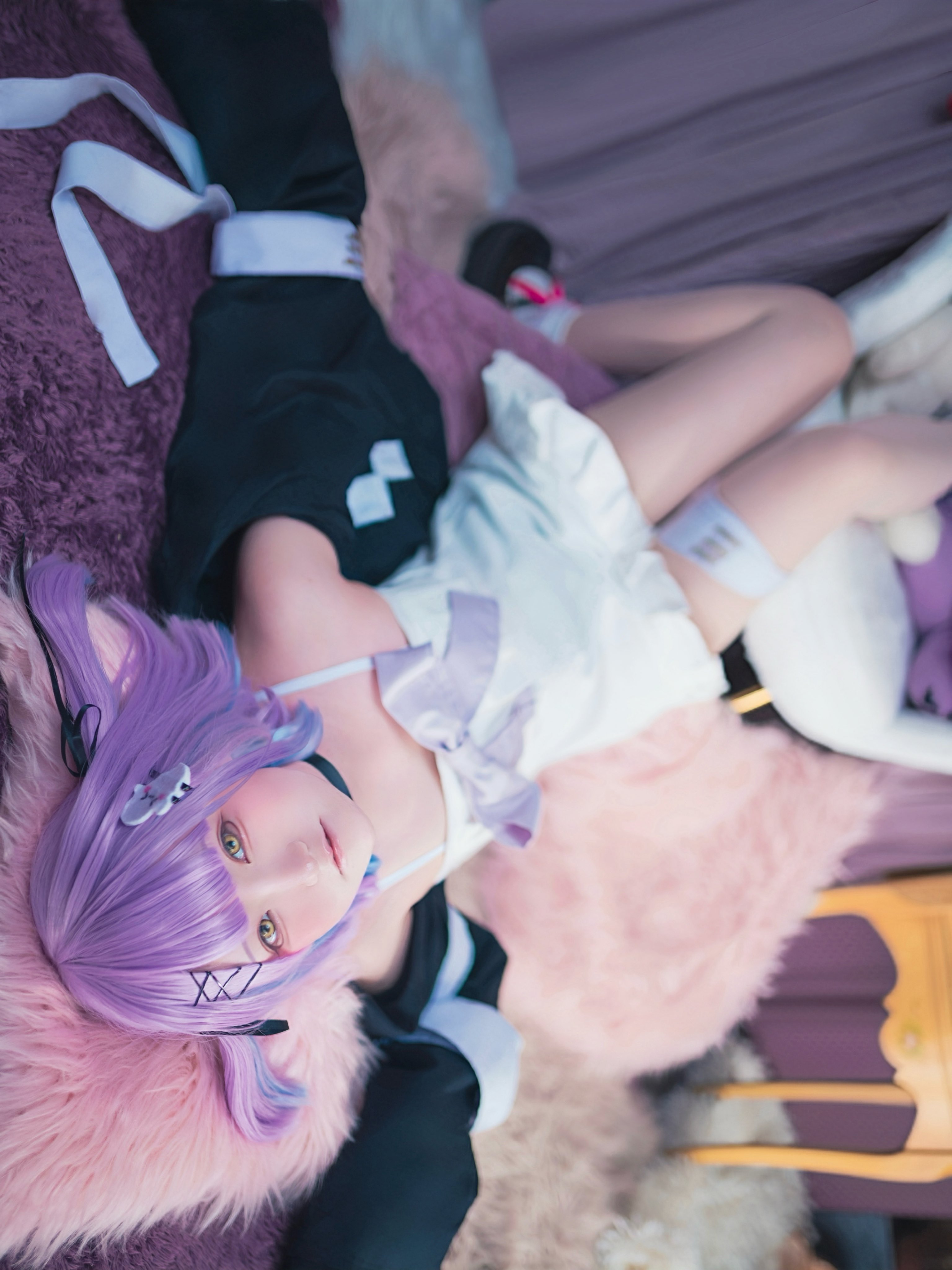 ぶいすぽっ！ 紫宮るな コスプレフルセット 小雪うの🤍✝️ on X: 