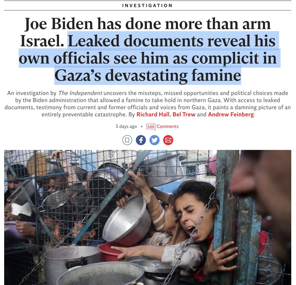 The Biden administration knows that it is intentionally starving children.