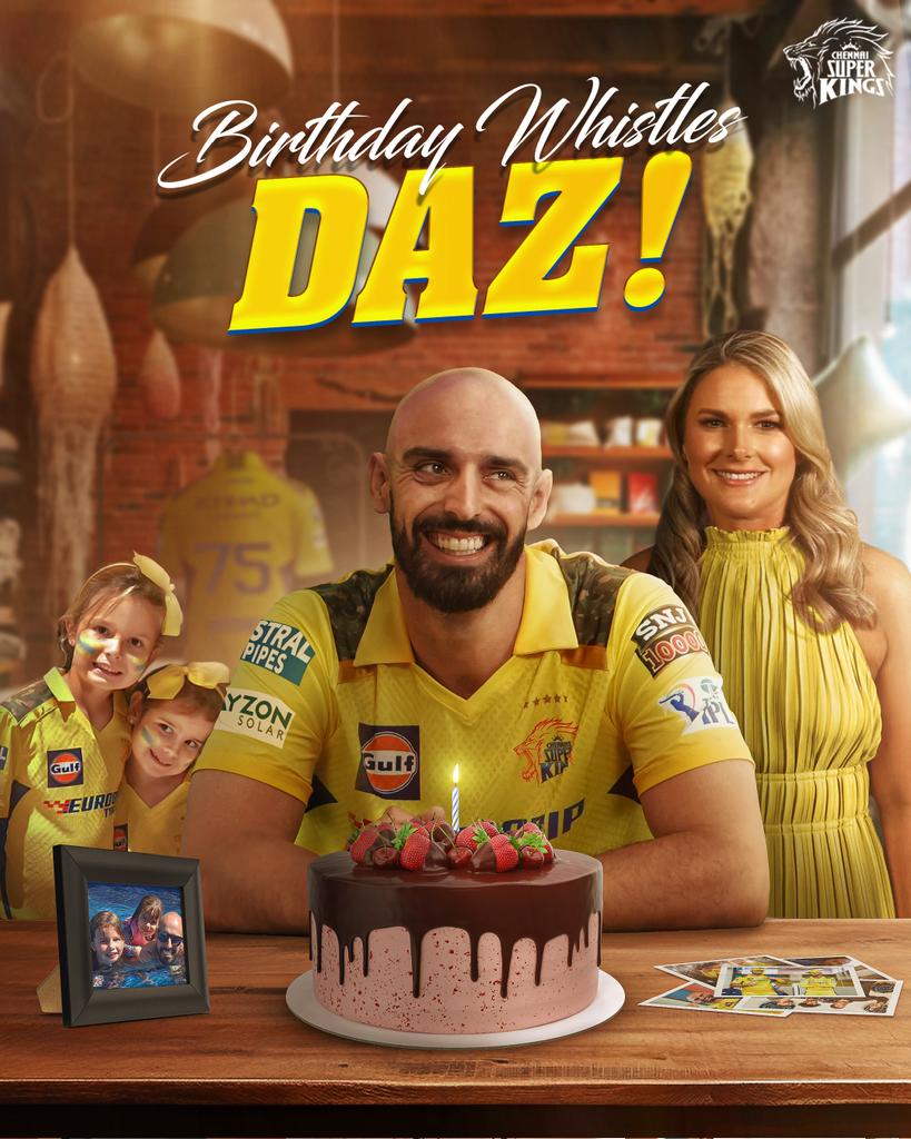 Daryl’s special Day! 🎂Send in your whistles for the Birthday Lion! 🥳💛

#SuperBirthday #WhistlePodu 🦁💛