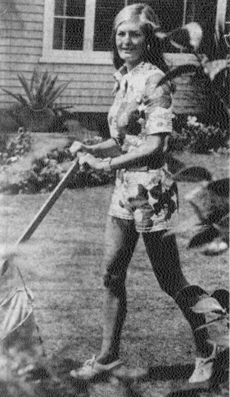 'The winner of the “Miss Canterbury 1972” contest, Ineze Berzins, lists gardening as one of her hobbies. After winning the title on Saturday night, Ineze found a run over the lawns with a mower a good way to relax yesterday'. Press, 14 Feb 1972. #gardenhistory