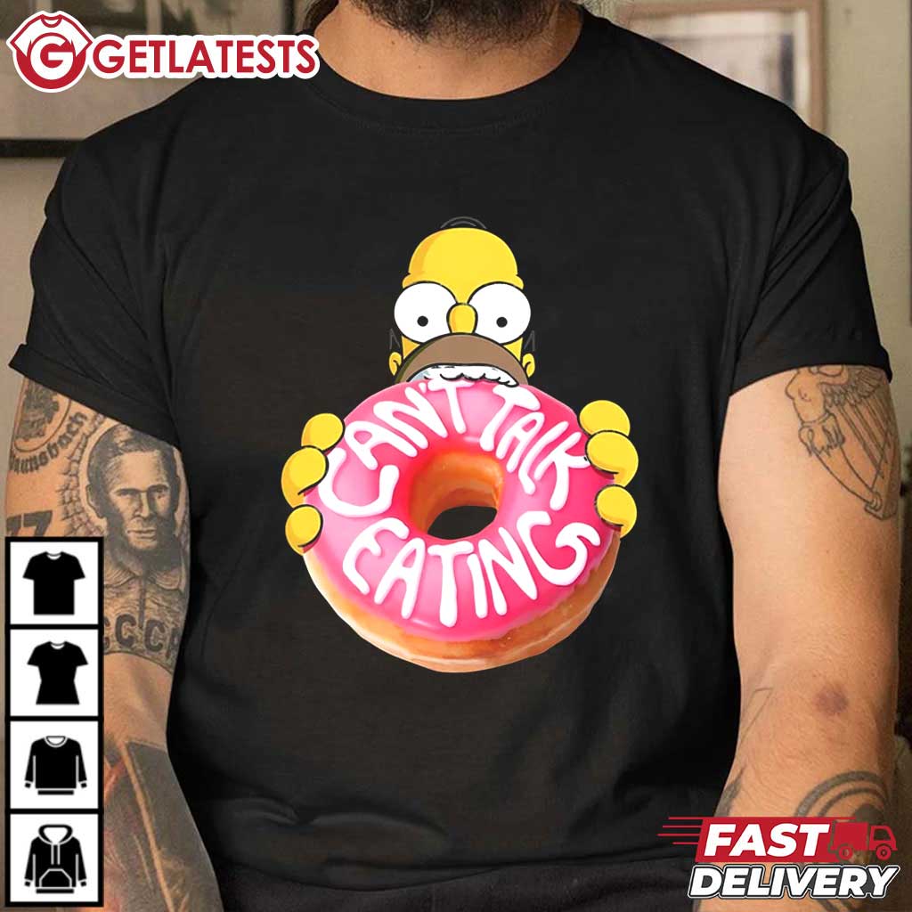 The Simpsons Homer Can't Talk Eating T-Shirt #HomerSimpson #getlatests getlatests.com/product/the-si…