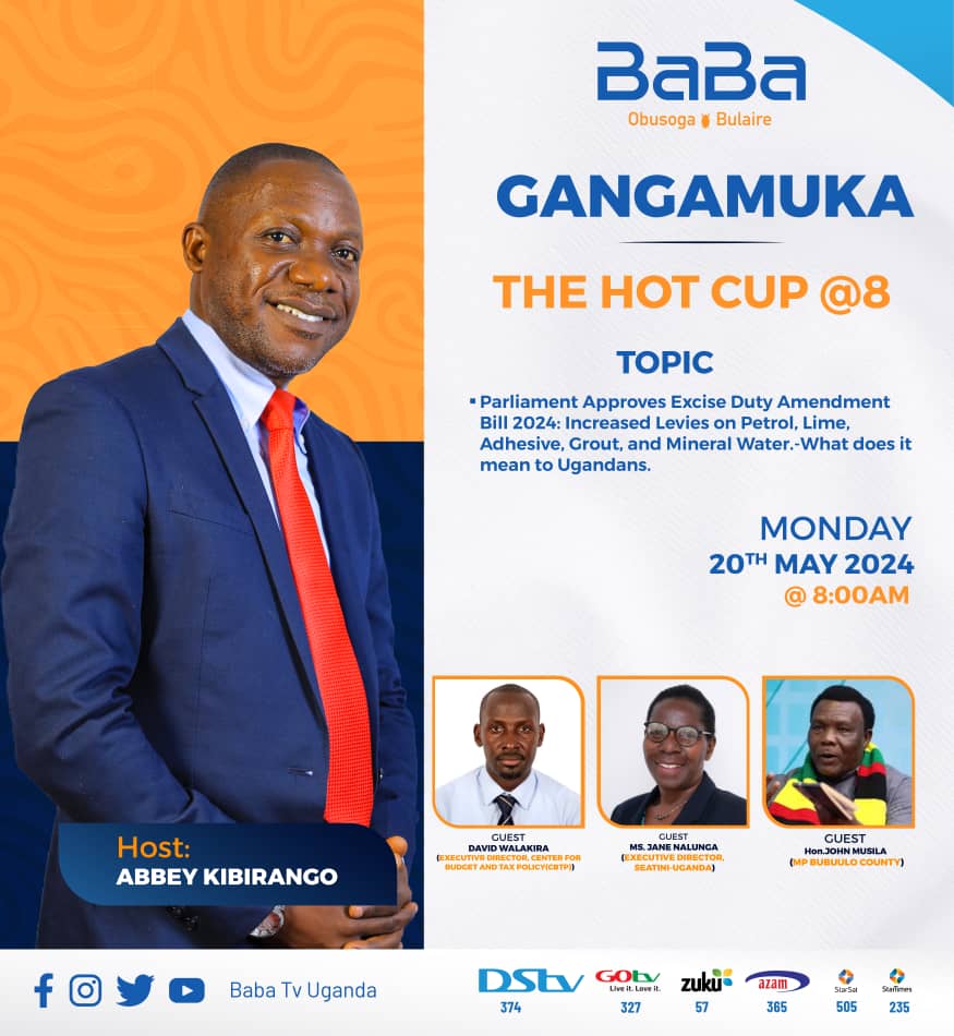 Good morning Uganda🇺🇬🇺🇬🇺🇬 Our Executive Director Ms Jane Nalunga @SeatiniU will be hosted on @babatvuganda today at 8am to share perspectives on the recently passed taxes and proposed budget. #SEATINIOnBudget24 #TaxJusticeUG