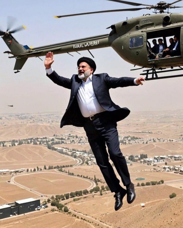 #IRAN president believed he could fly