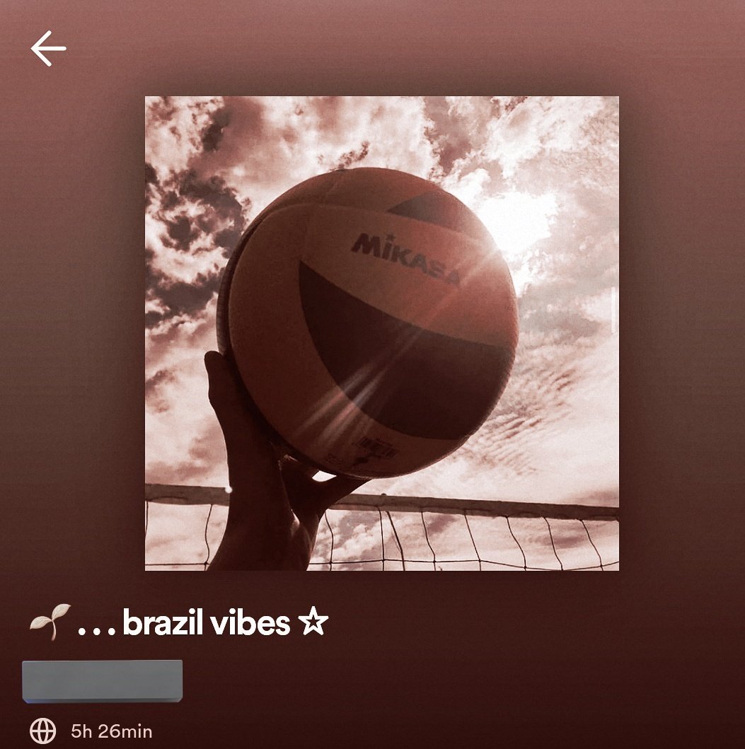 ⠀⠀
⠀⠀
Solta um "." e eu lhe indico uma música da minha playlist brasileira, baseado no seu perfil e nas vozes da minha cabeça.
⠀⠀
⠀⠀
