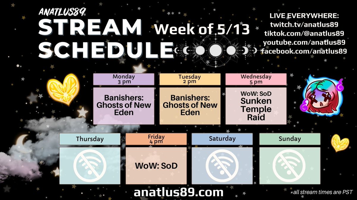 As life moves forward, here's another week filled with the starting of a new game by @DONTNOD_Ent #BanishersGhostsofNewEden and some comfort gaming in Season of Discovery. See you all then.