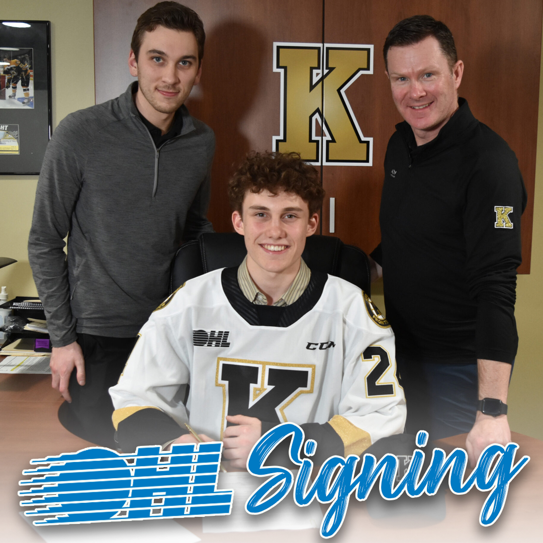 The @KingstonFronts have signed second-round (37th overall) 2024 #OHLDraft pick Gavin Betts to an #OHL Scholarship and Development Agreement. Mississauga Rebels graduate was the first goaltender selected this spring. DETAILS ✍️: tinyurl.com/bder8ypw