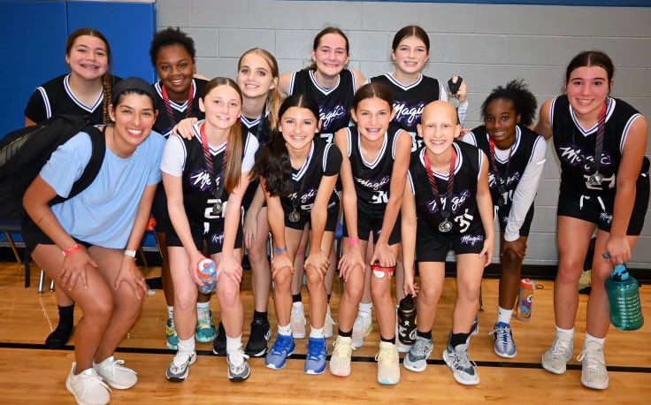 GREAT DAY for Georgetown Magic 8 that won silver & went 3-1 yesterday losing in championship in OT—congrats to Coach Haley Frias-Nichols—keep working hard #EFND💙