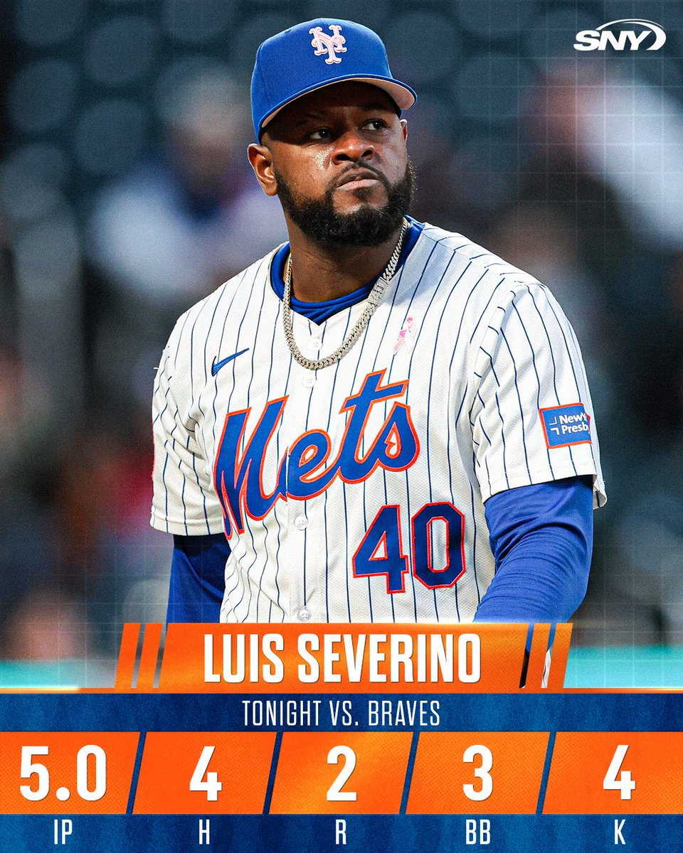 The final line for Luis Severino tonight in Queens: