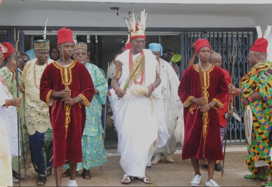 Obi of Onitsha; His Royal Majesty, Igwe Alfred Achebe of Anambra State.