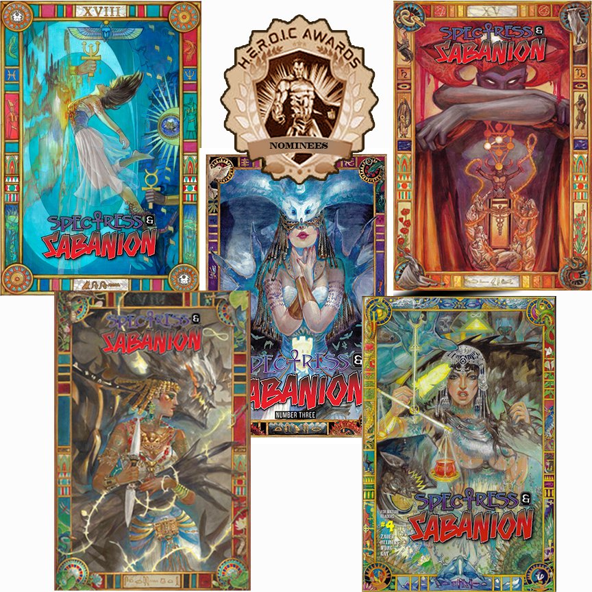 You can now get a full set my Tarot Card Covers Issue #1 to #5 for a cheap price and more to come in the future. Some issues are getting low so don't hesitate to get yours now. Please like, comment, share and back if you can. Here's the link... bit.ly/Spectress1-5