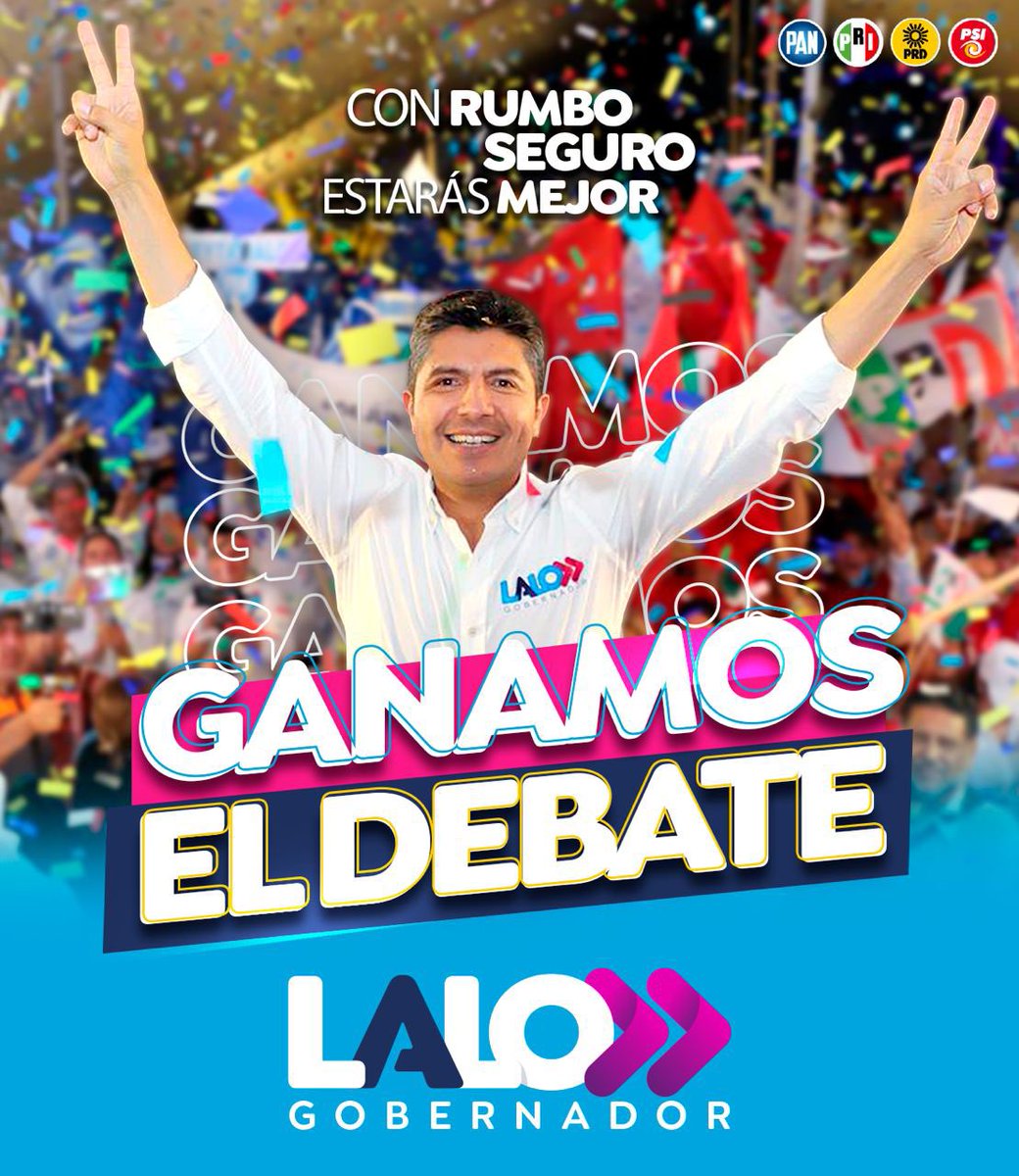#DebatePuebla2024 #LaloGobernador