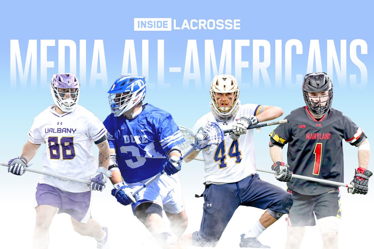 As just unveiled at halftime, we're proud to unveil our Media All-Americans! 🐢 @TerpsMLax's Ajax Zappitello the lone unanimous First Teamer 🤩 O'Neill, Brandau, Kirst make First Team attack 👇 Full lists 🔗: insidelacrosse.com/article/2024-m…