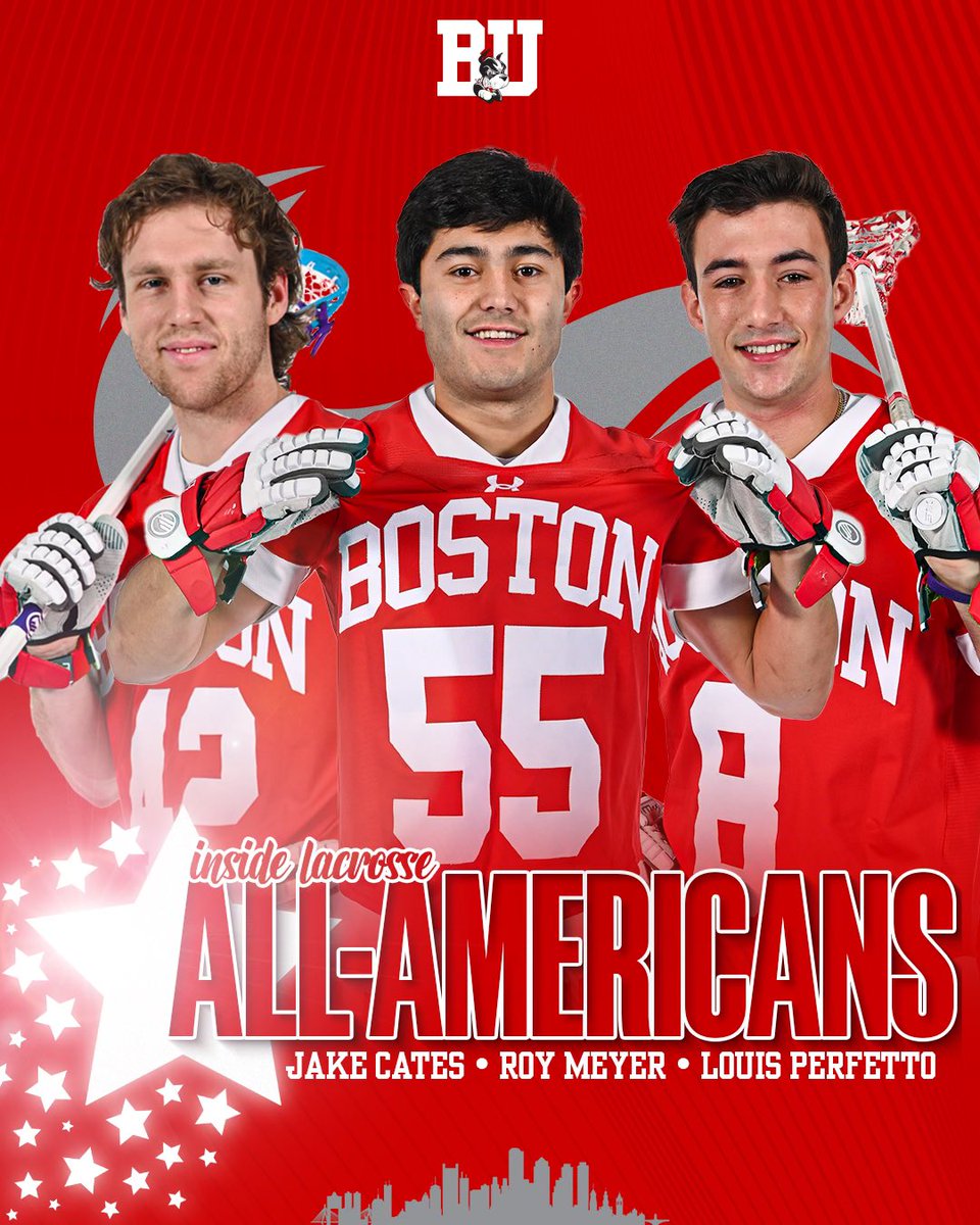 Congrats to Jake Cates, Roy Meyer and Louis Perfetto on being selected as @Inside_Lacrosse All-Americans!