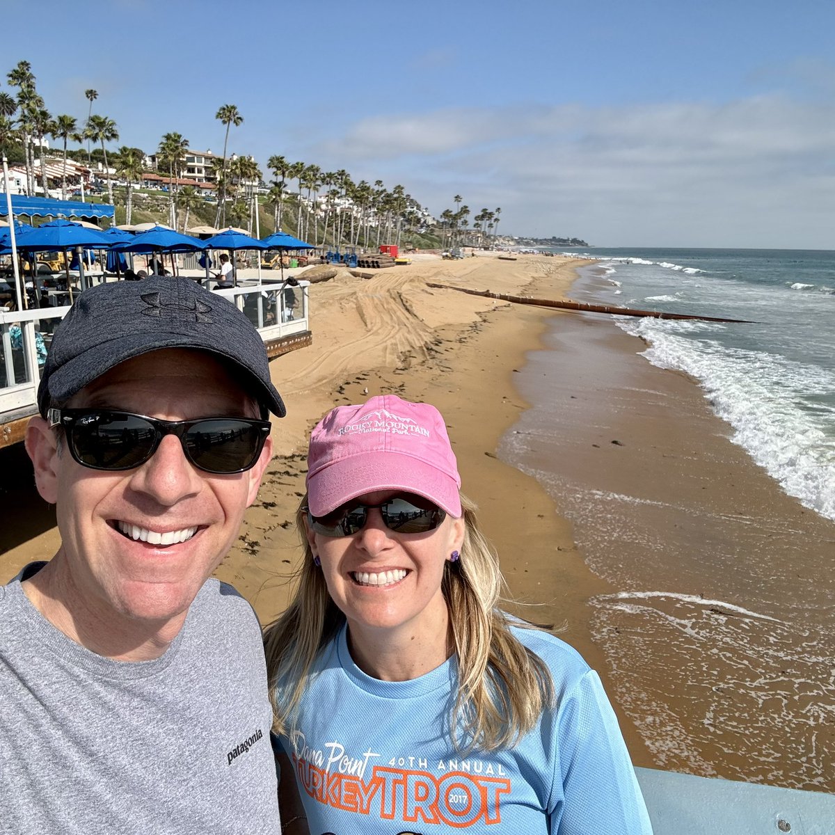 Beautiful afternoon for a walk on the San Clemente Pier. Amazing to see 100,000 cubic yards of new sand being added to the beach! Proud to have delivered $9.3M in federal funds for this long overdue project. 🏖️ 🇺🇸