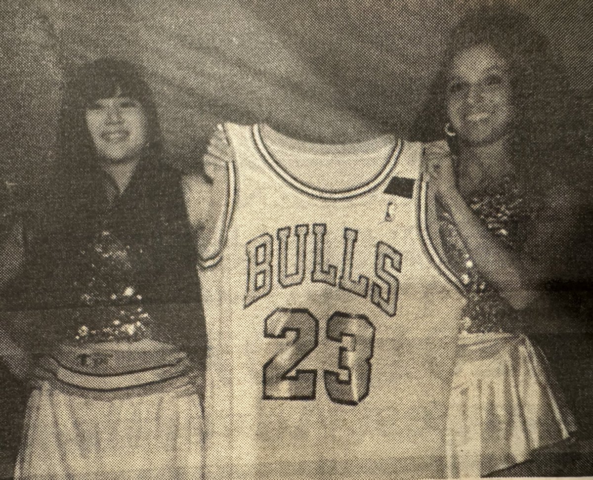 In the 90s, the Chicago Bulls charities were selling game-used, signed Michael Jordan jerseys for $5,000. This was at the FestaBulls event in May 1992. I’m gonna guess this MJ jersey is worth about $1M today.