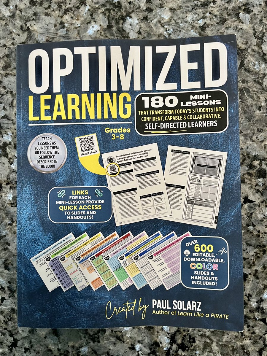 So excited to receive this awesome resource in the mail today via @PaulSolarz