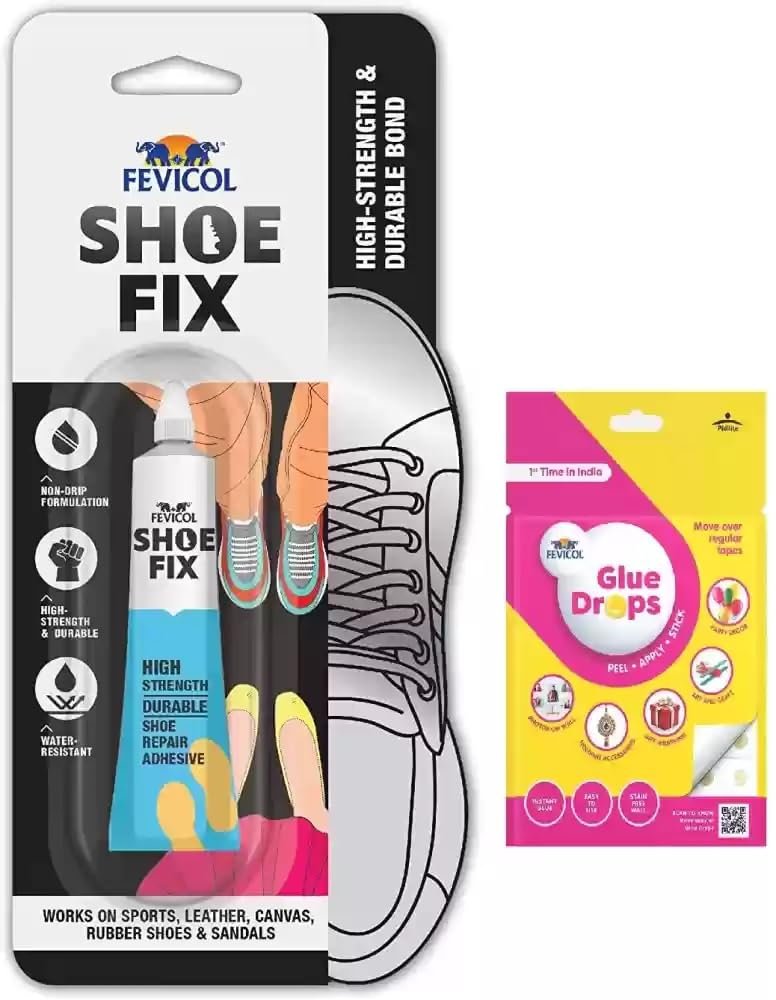 Pidilite Fevicol Shoefix Shoe Repair Adhesive

உங்க shoe அல்லது sandals அடி பாகம் எதாவது பிஞ்சிருந்தா இதை பயன் படுத்தி ஒட்டிக்கலாம். 

Price : Rs.69
Reviews :  4.5 * |  12 Ratings
Keyword Searches : #shoerepair #shoefix #glue #shoeglue 

Link to Buy : amzn.to/3UDOtaX