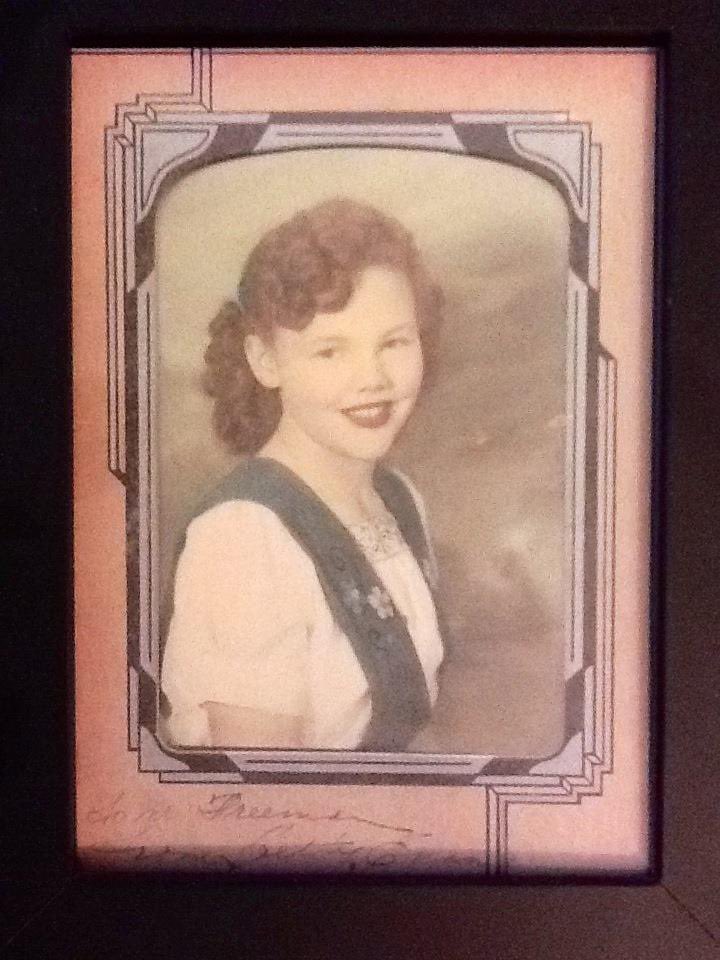 My mom, long before she was my mom. Early 1940s.