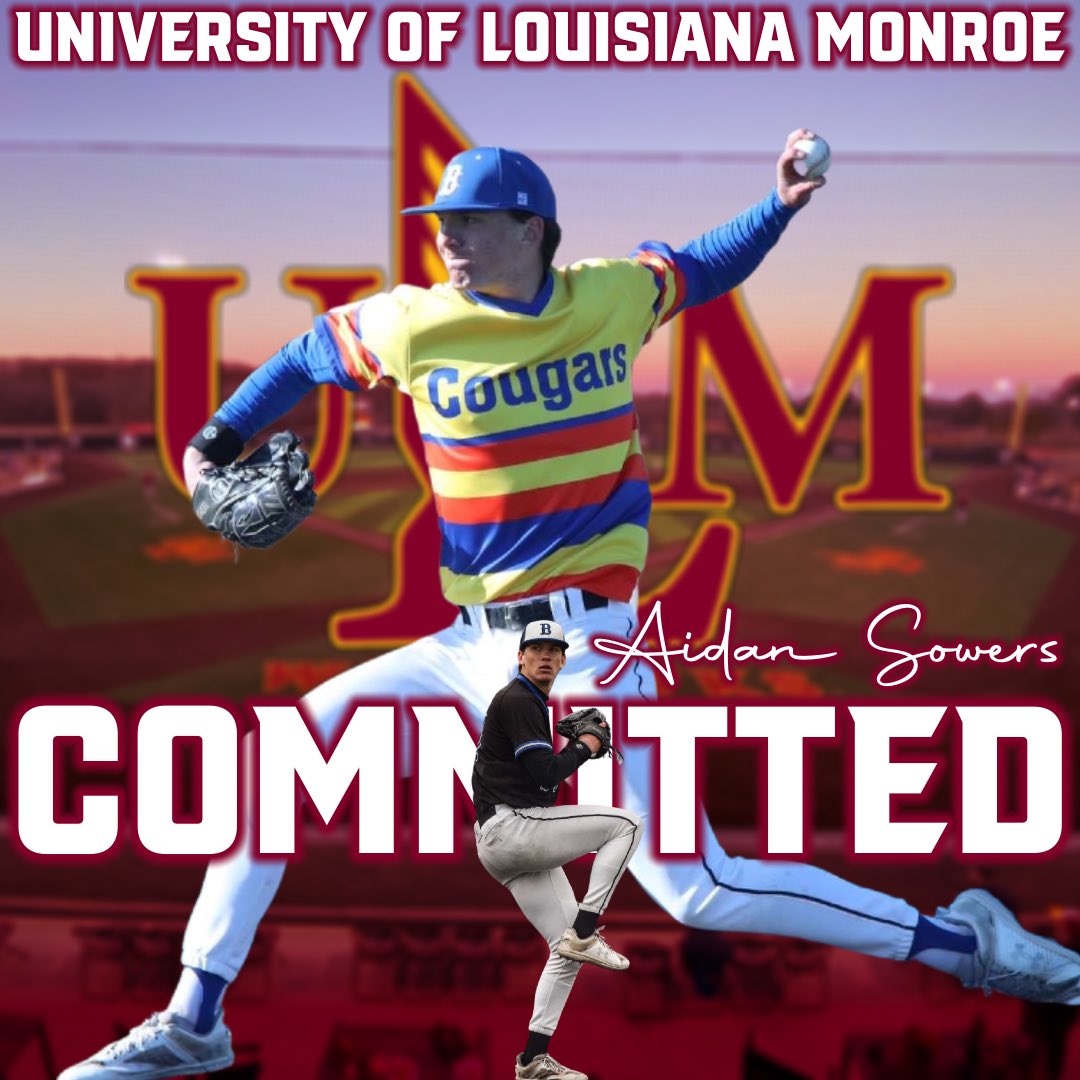 Blessed to announce my commitment to the University of Louisiana Monroe. I would like to thank God for guiding me on this journey along with everyone who has supported me, especially my family, teammates, and coaches.