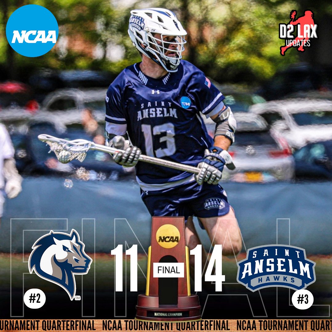 3 seed Saint Anselm takes down 2 seed Mercy

Saint Anselm advances to face the 1 seed Adelphi on Sunday

#d2lacrosse #d2lax #lacrosse #collegelacrosse #ncaa