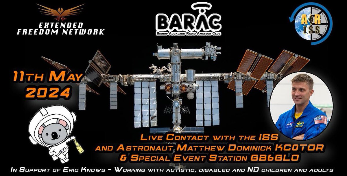 Extended Freedom Network (@extendedfreedom) on Twitter photo If you missed out on the ARISS contact with the amazing <a href="/ericknowsnorth/">Eric Knows</a> organisation, you can watch it again on our official YouTube Channel
youtube.com/live/a2mkjNX4d… If you missed out on the ARISS contact with the amazing <a href="/ericknowsnorth/">Eric Knows</a> organisation, you can watch it again on our official YouTube Channel
youtube.com/live/a2mkjNX4d…
