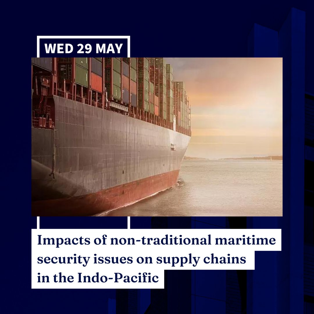 In the Indo-Pacific, experts say the issue of supply chains has recently transformed from being focused on trade and economics to being seen as highly strategic. This online panel will explain why supply chains at sea are so important in the transition to cleaner energy,