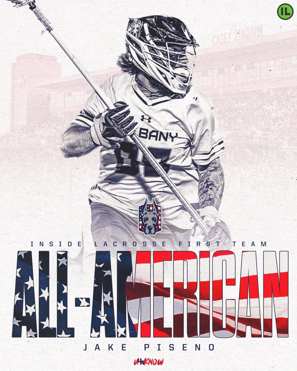 The Captain continues to make us proud 🫡 @jpiseno5 is an @Inside_Lacrosse First Team All-American LSM 🇺🇸 #UAUKNOW #DaneTrain