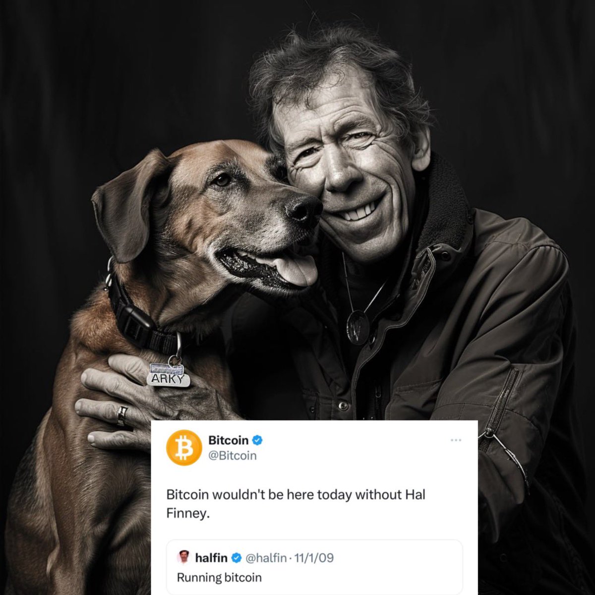 fa113n_ang3l_'s tweet photo. @MrBarryCrypto Arky. Need to carry forward legacy of @halfin one of the key founding members of #btc. He and his dog #arky are no longer with us.

0x9727eaf447203be268e5D471b6503Bf47A71eA72

Almost hitting 4K in the TG now. https://t.co/p4MdFuTc09