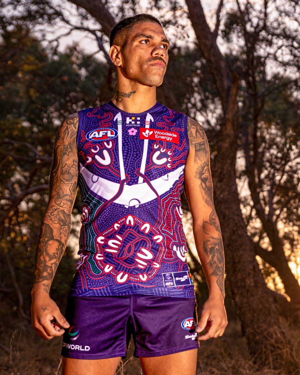 IT’S HERE! Our 2024 Indigenous jumper 🔥 Secure yours: freman.tl/2024JumperX #KalyakoorlWalyalup