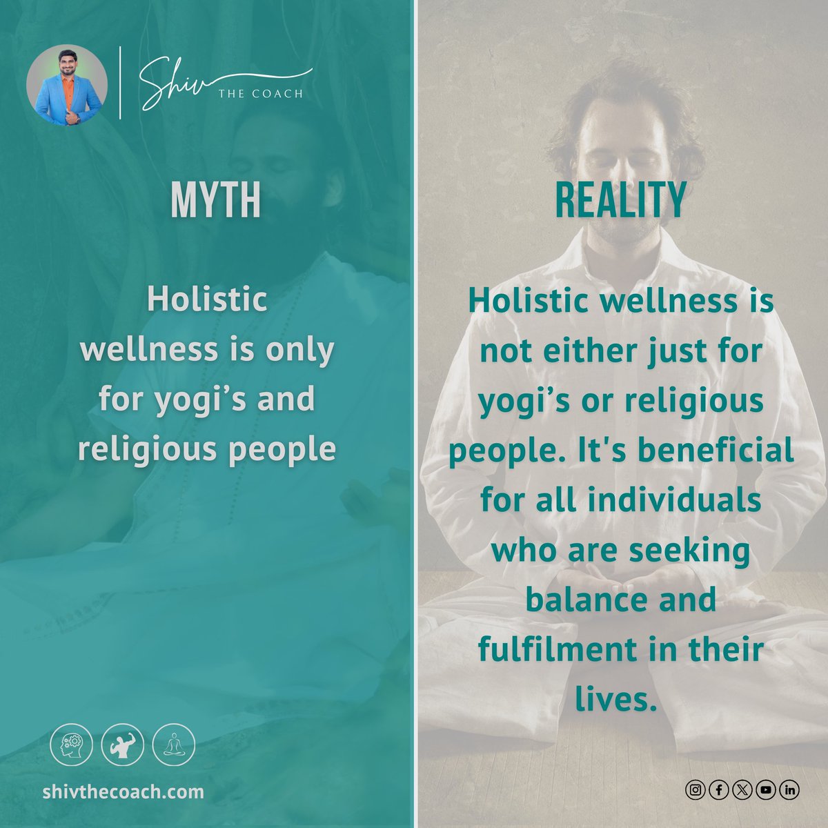 Holistic wellness is not either just for yogi’s or religious people. It's beneficial for all individuals who are seeking balance and fulfilment in their lives.
#HolisticWellness #MindBodySpirit #BalanceAndFulfillment #WellnessJourney #SelfCare #HealthyLiving #WellnessCommunity