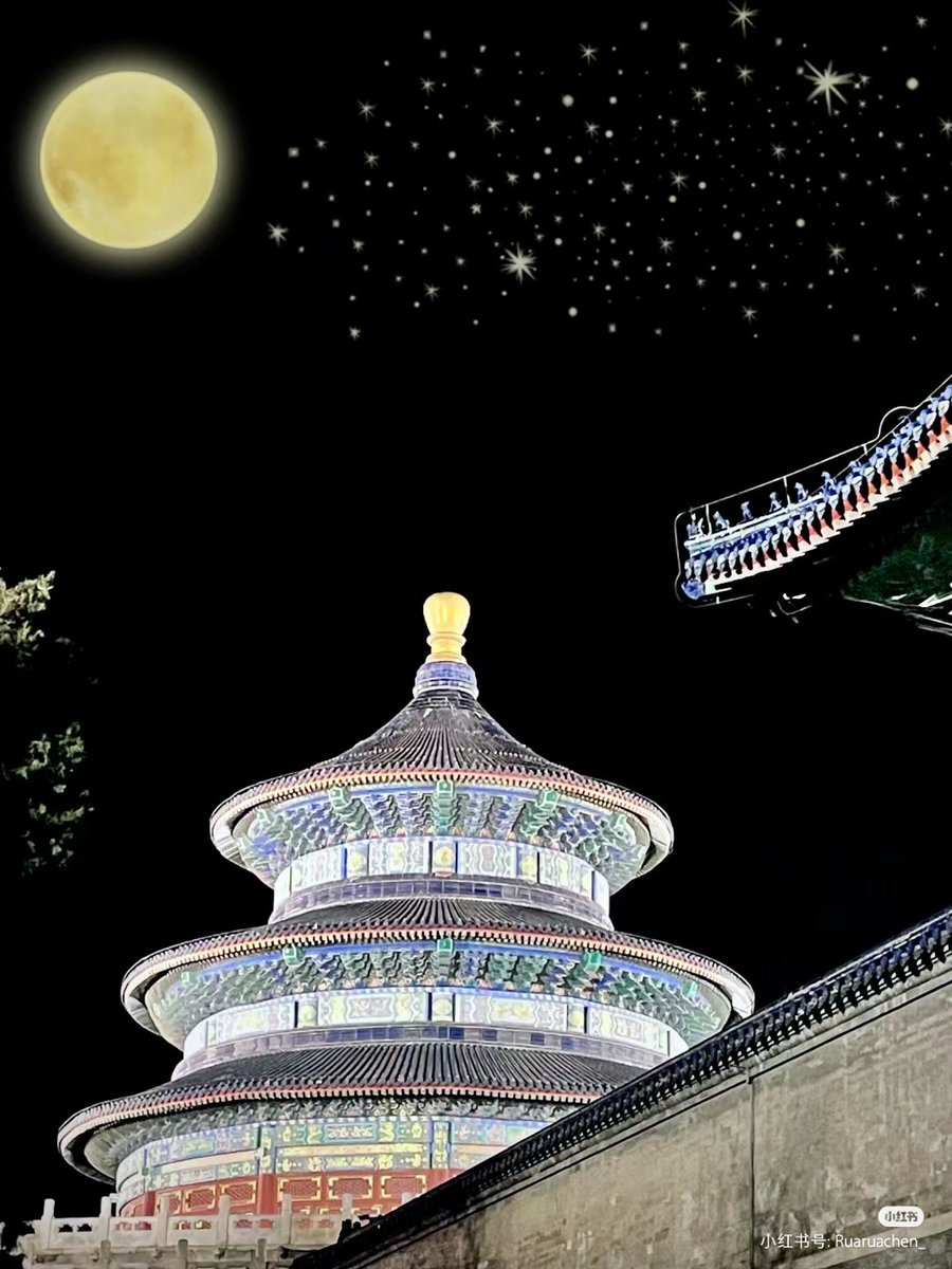 天坛夜景