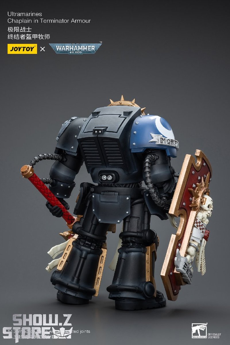 [Pre-Order] JoyToy Source 1/18 Warhammer 40K Ultramarines Chaplain in Terminator Armour Material: ABS Height: 14.3cm / 5.63'' Scale: 1/18 Full Price Unknown -------- 👇links👇 showz.store/JT7080 #actionfigure #transformer #modelkit #showzstore #Showzdailyreport
