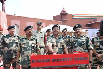 Saluting the indomitable spirit of our Border Security Force as they hoist the tallest BSF Flag, reaffirming their unwavering commitment to protect our motherland. #Tallest_BSF_Flag #DG_BSF #NitinAgrawa