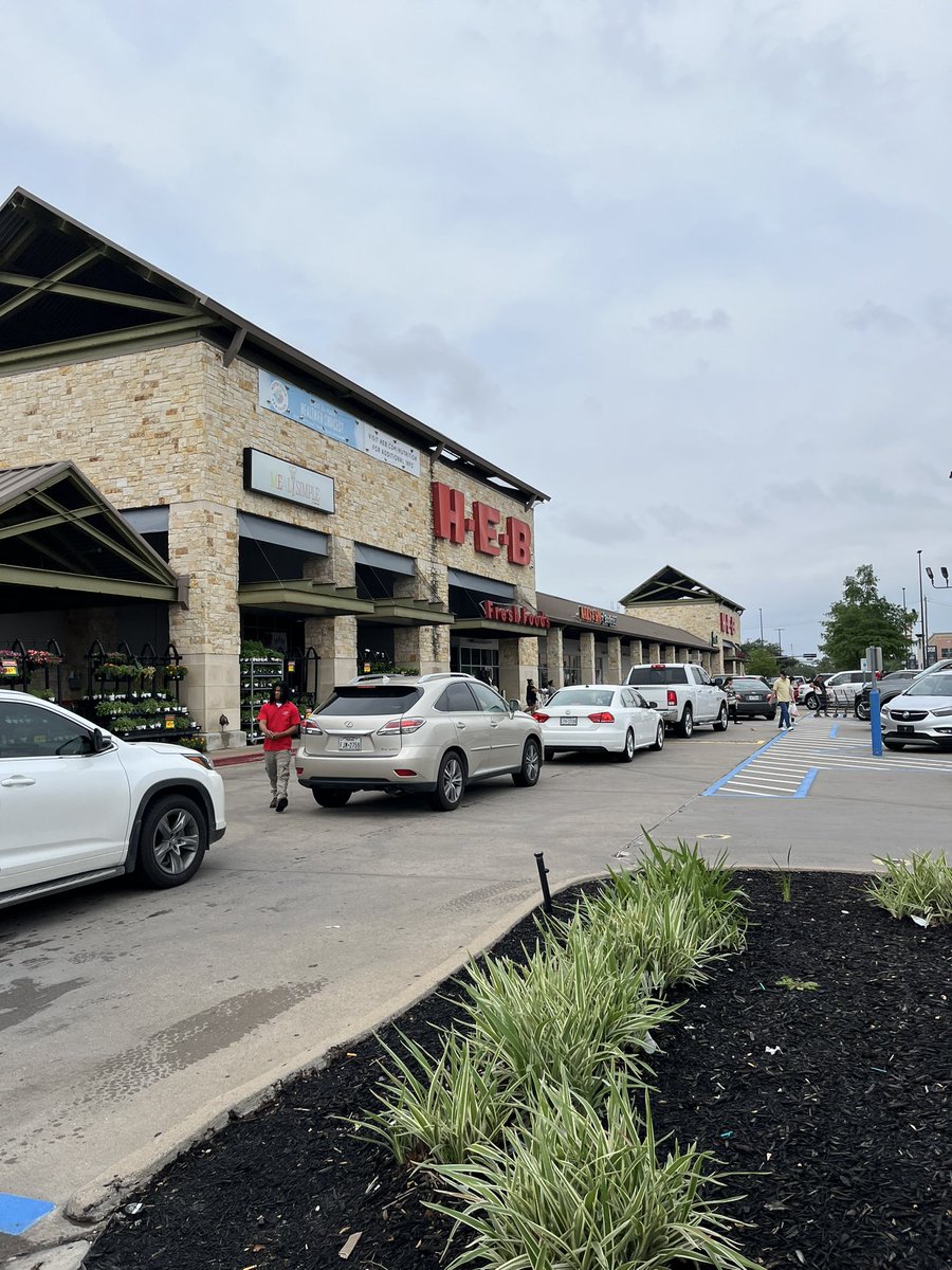 Look at this mess. Want to improve parking lots? Eliminate driving between the storefront & parking spaces. Make it for walking to/from the store only w/ grass, trees, & walkways.
Safer, looks nicer, & removes the most crash prone area.
Connect parking rows with simple U curves.