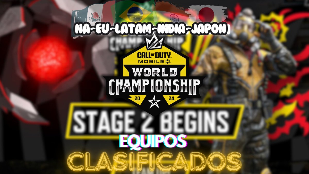 JosephEdgar17's tweet photo. ¡El mundial CoD Mobile continua! 🔥
🔊Comienza etapa por Equipos del World Championship 2024 Stage 2
📅11-25 Mayo 2024, pasan 128 equipos de cada región
Equipos confirmados:
@galorysgg @arpgamingpro @ExclusiveCODM @TeamRhoGG @tle_esports #MafiaGaming #aura #Nxrdic #Vendetta
1/2👇 https://t.co/rjuyITKO8K