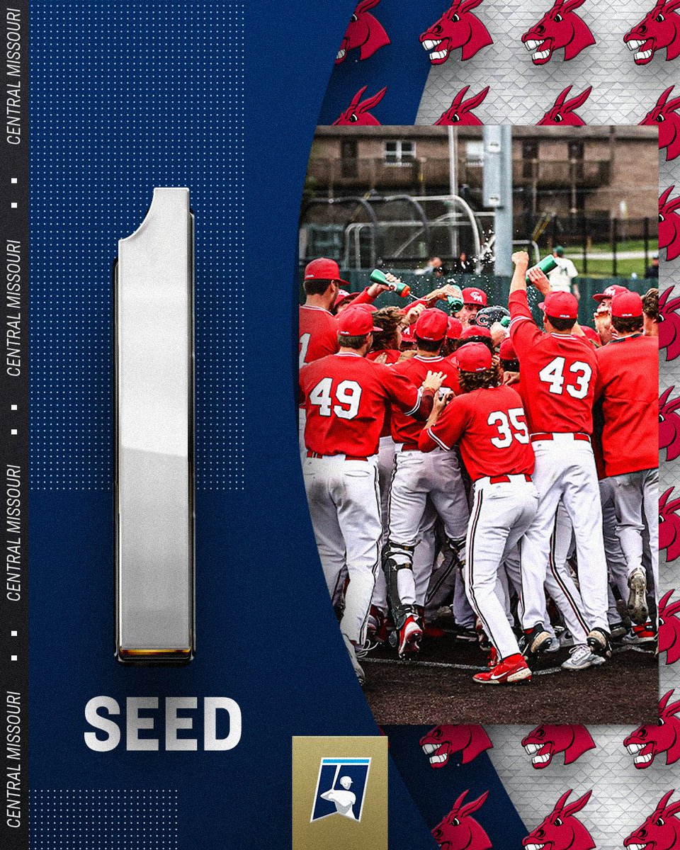 Representing the Central Region as the No. 1️⃣ seed, @Mules_Baseball!

#MakeItYours | #D2BSB
