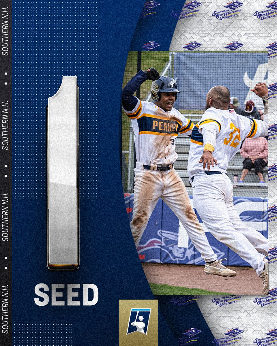 Representing the East Region as the No. 1️⃣ seed, @SNHU_Baseball!

#MakeItYours | #D2BSB