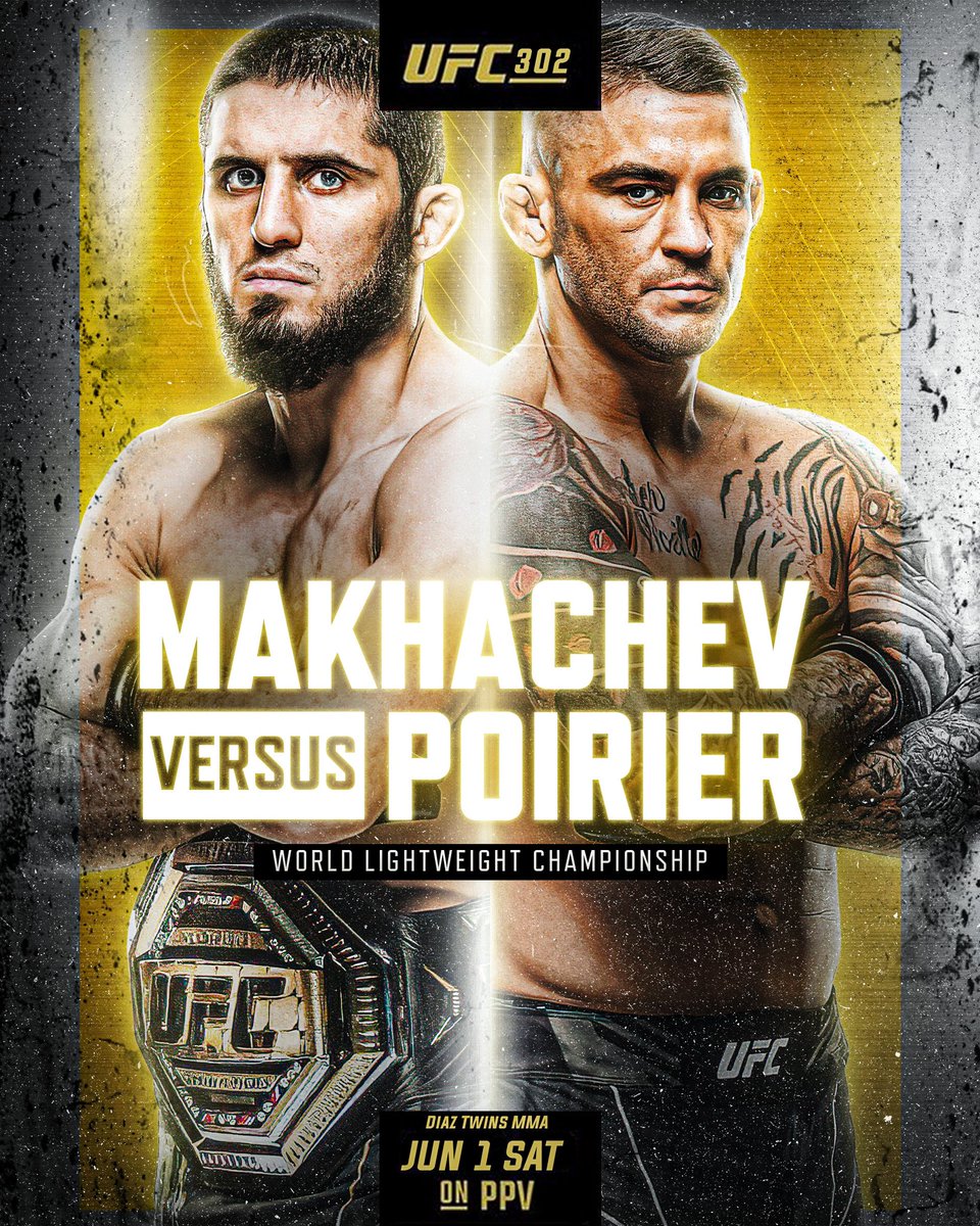 UFC 302 - Next PPV up ⚠️🔥@MAKHACHEVMMA @DustinPoirier #UFC302