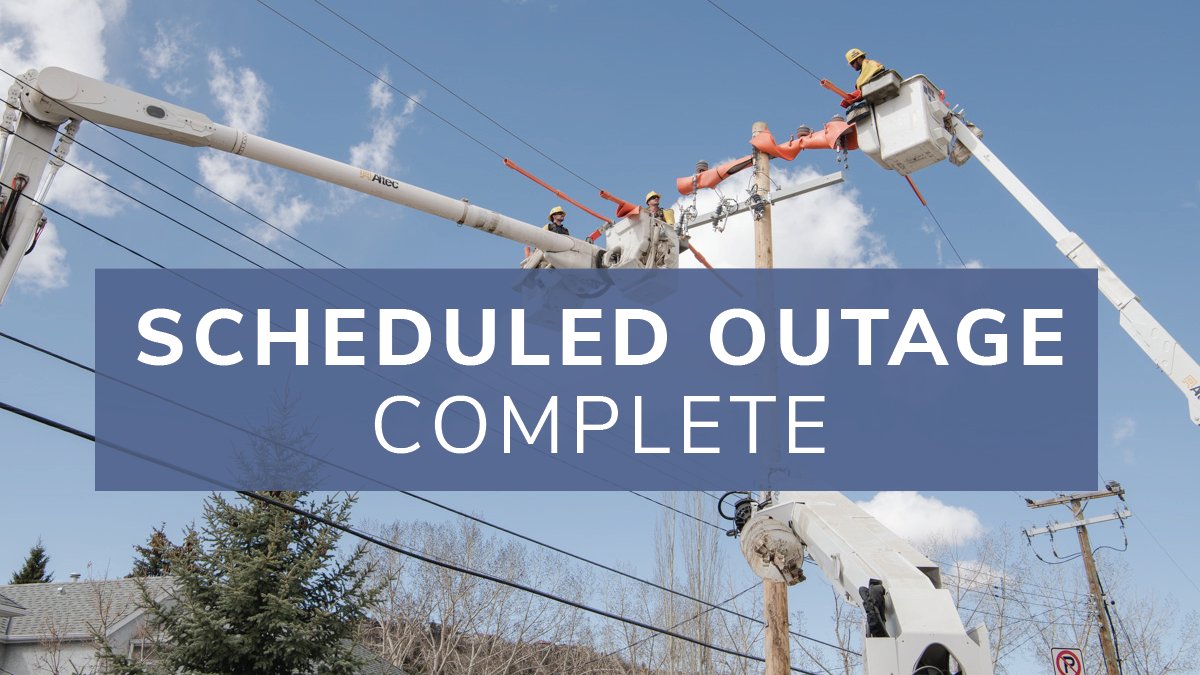 The scheduled power outage in Saddle Ridge is now over. Thank you for your patience while we worked to ensure safe, reliable power to your community. #yyc